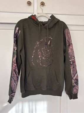 CQR camo bear hoodie